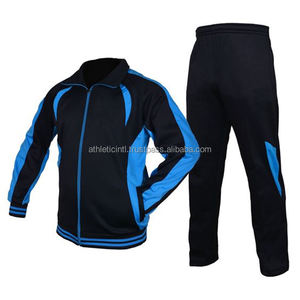 Survêtement zippé pour homme Athletic International, coupe classique, polyester/coton, anti-UV, respirant, séchage rapide - Product Image 5