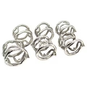 Elegante Anillo de Servilleta Metálico para Celebraciones, Decoración de Mesa para Banquetes de Boda y Estilismo de Comedor - Product Image 2