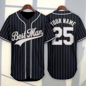 Camisetas de Béisbol Personalizables de Alta Calidad para Hombre, Transpirables, para Deportes al Aire Libre, para Adultos, Ropa Deportiva de Equipo - Product Image 1