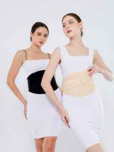 เข็มขัดพยุงครรภ์คุณภาพสูง ลายเรียบ วัสดุโพลีเอสเตอร์ผสมสปอน นุ่มสบายมาก เหมาะสำหรับกิจกรรมประจำวัน ปรับขนาดได้ - Product Image 5