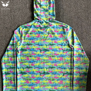 Premium 4-Way Stretch UPF 50 Moisture-Wicking Quick Dry Fishing <b>Hoodie</b> Breathable Outdoor Sportswear Fishing Apparel - Product Image 3