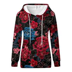 <b>Top</b> Quality Elegant Abstract Soft Lightweight Fabric Casual Summer <b>Layer</b> Trendy Modern Style Sublimation Women Summer Hoodie - Product Image 1