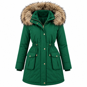 Fashionable Cold Weather <b>Parka</b> Coat <b>for</b> <b>Women</b> Coat with Cotton Filling Casual Plus Size Sports Jacket Wholesale - Product Image 2