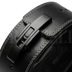 Cinturón de Cuero Genuino Personalizado de Alta Resistencia, Color Negro, para Levantamiento de Pesas, Entrenamiento en Gimnasio, Cinturón de Soporte de Fuerza de Alta Resistencia - Product Image 3
