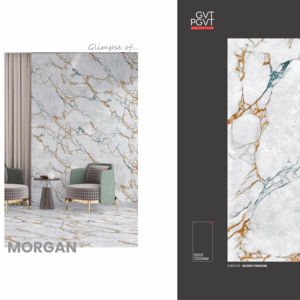 กระเบื้องพอร์ซเลนเคลือบเงาหรูหรา ดีไซน์เนอร์ ขนาด 600x1200 มม. กระเบื้องปูพื้นและผนังขนาดใหญ่ สำหรับตกแต่งภายในระดับไฮเอนด์ - Product Image 1