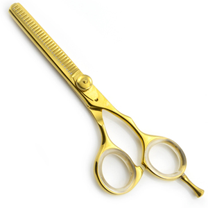 Tijeras de Peluquería Profesionales para Adelgazar y Texturizar, con 32 Dientes, Recubrimiento Multicolor, Herramienta de Belleza - Product Image 1
