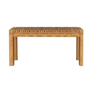 Table à manger carrée en bois massif moderne, écologique et durable, avec plateau à lattes imperméable et pieds stables pour usage domestique (4 places) - Product Image 1