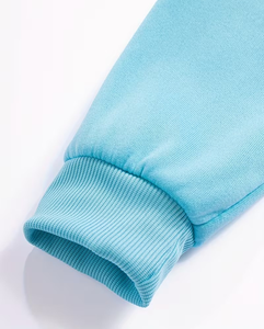 Men's Light Green Hoodie Sweatpants Set Solid Color Casual Winter Wear Polyester/Cotton French Terry Knitted Fabric Breathable - Product Image 5