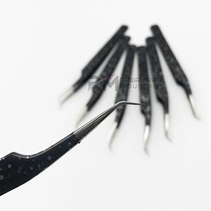 Pinzas de Acero Inoxidable RMI con Punta Lisa Texturizada para Papel, Extensiones de Pestañas y Cuidado Personal - Product Image 5