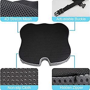Cojín suave ergonómico y cómodo de la espuma de la memoria para el cojín de encargo del alivio del dolor de la cadera - Product Image 5
