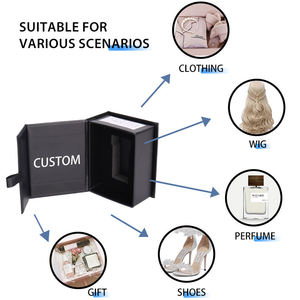 Wholesale Custom Eco-Friendly <b>Book</b> Shaped Perfume <b>Box</b> Folding Magnetic Closure Embossed Matt Laminated UV Coating Gift Packaging - Product Image 5