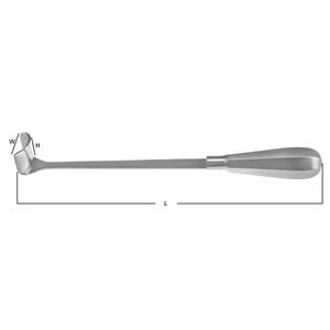 Écarteur de valve aortique Ross Premium en acier inoxydable, instruments chirurgicaux thoraciques cardiovasculaires 25 cm, certifiés CE ISO - Product Image 4