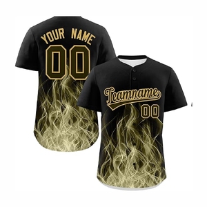 Chemises de baseball de haute qualité en sublimation avec des couleurs résistantes à la décoloration, coupe confortable pour les vêtements de sport quotidiens - Product Image 5
