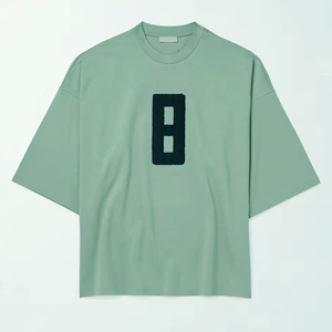 T-shirts pour hommes en coton 100% de haute qualité, surdimensionnés, avec broderie personnalisée, vente en gros - Product Image 4