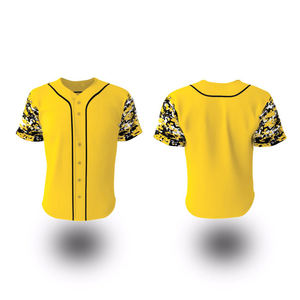 Camiseta de Béisbol Sublimada Personalizada con Botones, Uniforme Deportivo Unisex, Camiseta de Béisbol a Rayas - Product Image 6