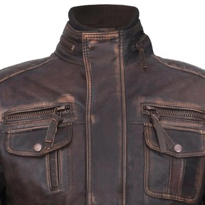Custom Genuine Leather <b>Biker</b> <b>Jacket</b> Men <b>Vintage</b> Rider Style OEM ODM Manufacturing Sample Service Available Today - Product Image 6