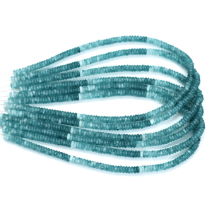 Magnifiques perles d'Amazonite Bio plates en forme de rondelle, 5-6 mm, 15 pouces, perles d'Amazonite plates en forme de rondelle, pour la création de bijoux. - Product Image 2