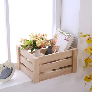 Caisse en bois la mieux sélectionnée corbeille à fruits empilable pour la cuisine prix de gros caisses de stockage en bois pour la maison - Product Image 5
