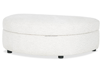 Ensemble de fauteuils d'appoint modernes en tissu Sageliving avec ottoman de rangement pour chambre à coucher et salon