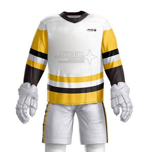 Top Quality <b>Light</b> Weight Ice Hockey Uniform Private Label 100% Polyester Made Ice Hockey Uniform In <b>Cheap</b> Price - Product Image 5