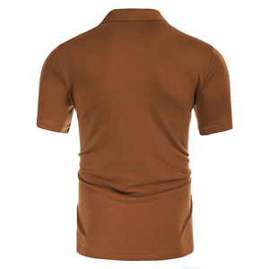 2026 Custom Casual Summer 2 <b>PC</b> Sweat Suit Knitted Polo Shirt & Shorts <b>Set</b> Short Sleeve Printed Pattern <b>sets</b> for Men - Product Image 2