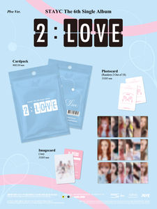 STAYC - Sexto álbum sencillo: 2:LOVE [Versión PLVE] Álbum Oficial de Kpop Coreano en CD - Product Image 6