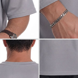 เสื้อยืดออกกำลังกายผู้ชายทรงโอเวอร์ไซส์ แขนสั้น ทรงหลวม ตะเข็บเสริมความแข็งแรง สไตล์สมาร์ทสปอร์ต ขายส่ง - Product Image 3