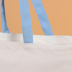 Bolsa de Compras Reutilizable Personalizada, Grande, de Lona de Algodón, Bolsa de Calicó con Diseño de Logotipo Personalizado Impreso en Serigrafía - Product Image 6