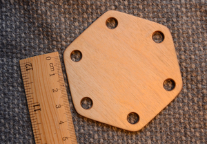 Lampe de sel polie en bois écologique de haute qualité, forme naturelle, design artisanal FAIZA CRAFT pour Noël - Product Image 5