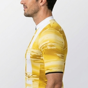Jersey de Ciclismo Personalizado para Hombre, Jersey de Ciclismo OEM Sublimado, Jersey de Ciclismo con Cierre para Hombre, Jersey de Manga Corta con Cuello Alto para Hombre - Product Image 3