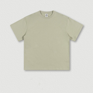 เสื้อยืดผู้ชายคอตตอน 100% ขายส่งจากโรงงาน สีขาวล้วน แบบเรียบ ไม่มีลาย คอกลม ทรงปกติ แขนสั้น เป็นมิตรกับสิ่งแวดล้อม - Product Image 1