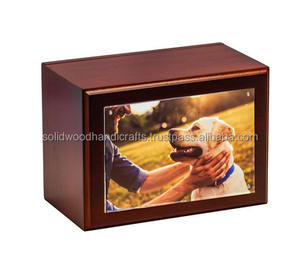 กรอบรูปสัตว์เลี้ยง โถไม้สำหรับใส่เถ้ากระดูก ทำด้วยมือ ของที่ระลึกจากงานฌาปนกิจ ทำจากวัสดุคุณภาพสูง - Product Image 1