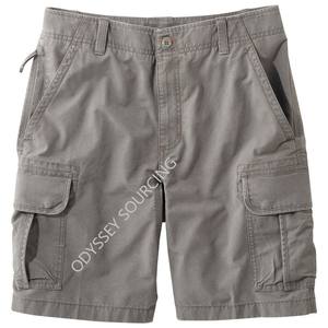 Pantalones Cortos Chino de Algodón Tejido Casual con Cintura Elástica Media, Múltiples Bolsillos, Estilo Vintage Urbano, Diseño Novedoso 2026, Venta al por Mayor - Product Image 2