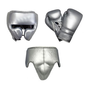 Conjunto de boxeo personalizado de cuero para entrenamiento, con equipo de protección para entrenamiento de boxeo. - Product Image 4