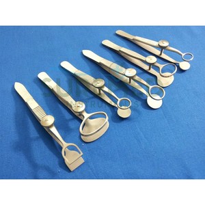 <b>Surgical</b> Chalazion Forceps Set 6 Pcs Ophthalmic <b>Instruments</b> Dermal Eye Surgery Forceps Manual Stainless Steel Hospital - Product Image 2