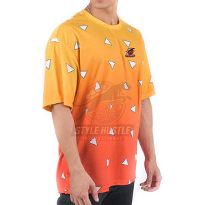 Camiseta cómoda 100% algodón con logo personalizado impreso, diseño único, corte holgado, camiseta de verano para hombre, diseño con MOQ bajo. - Product Image 4