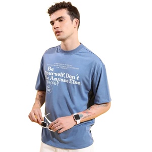 T-shirt unisexe surdimensionné en coton 100% respirant, imprimé sur mesure, à épaules tombantes, en tissu polaire, manches courtes, grandes tailles, écologique - Product Image 2