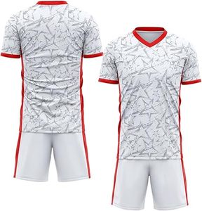 Uniforme de Fútbol de Último Diseño 100% Poliéster, Nuevo Estilo, Personalizado para Adultos, Color Personalizado, Secado Rápido, Logotipo Personalizado, Sin Mangas, Unisex - Product Image 4