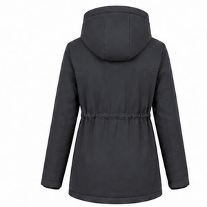 Abrigo Parka Impermeable con Capucha para Mujer, con Aislamiento Cómodo, Múltiples Bolsillos de Almacenamiento y Apariencia Invernal Elegante - Product Image 2