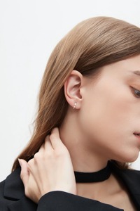 Pendientes de Aro con Diamantes Cultivados en Laboratorio, Corte Marquesa, Oro de 14K, Elegantes, Brillantes, Lujosos, Minimalistas, para Mujer, Fiesta, Día de la Madre - Product Image 5