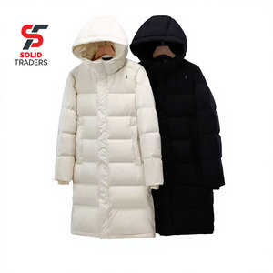 Solid Trader Premium Simple <b>Winter</b> <b>Parka</b> Full Long Size Strong Material Best Heat Keeping Inside Long Puffer Jacket - Product Image 1