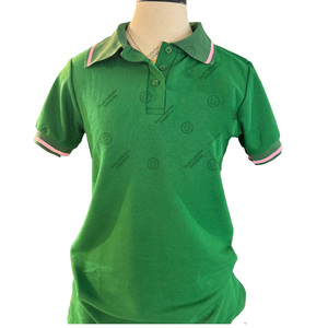 Camiseta Polo Negra para Mujer de la Hermandad AKA, Manga Corta, con Escudo Bordado, Informal, Prenda Griega, Elegante y Transpirable - Product Image 3