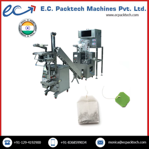 Machine d'emballage de sachets de thé à grande vitesse avec système de remplissage et de scellage de haute précision - Product Image 2