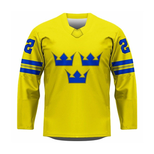 Breathable <b>Ice</b> Hockey Jersey with Custom Team Name and Player Numbers Full Sublimation Printed Professional Sports Apparel - Product Image 1