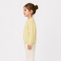 Nouveau design de pull-over à motifs de tricot 3D avec appliques pull-over en coton pour bébés filles pull d'hiver pour enfants