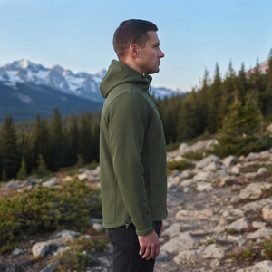 Mens Softshell Hiking <b>Jacket</b> <b>Winter</b> Outdoor Apparel Breathable Windproof <b>Waterproof</b> <b>Jacket</b> Solid Color Zipper Closure Windproof - Product Image 3