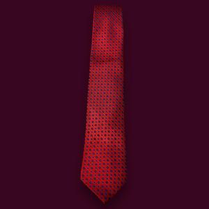 Tie Benon <strong>Red</strong> Dot <strong>Pattern</strong> Silk Tie - Product Image 2