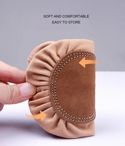 Chaussons de danse en cuir souple pour femmes et filles, chaussures de jazz en cuir de mouton de haute qualité, vente en gros - Product Image 2