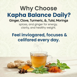 Té Herbal Ayurvédico Kapha para la Inmunidad y el Bienestar, 100g, Desintoxicación Natural y Apoyo Respiratorio, Grado Alimenticio, Para Todas las Estaciones - Product Image 3