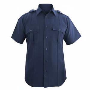 Uniforme de sécurité unisexe de qualité supérieure, chemise à manches courtes à col pour hommes en vrac - Product Image 4